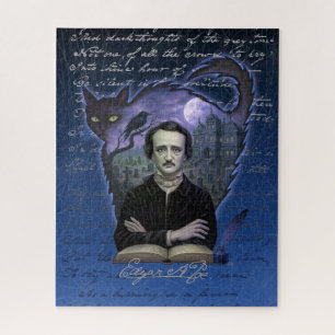 Edgar Allan Poe Gotische Raaf Legpuzzel