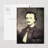 Edgar Allan Poe *Hersteld en geraffineerd* Briefkaart (Voorkant / Achterkant)
