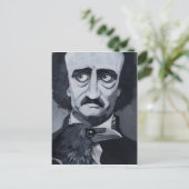Edgar Allan Poe het Briefkaart Raven (Staand voorkant)