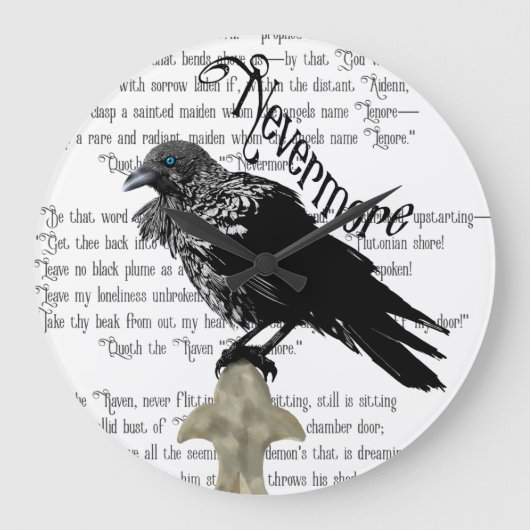 Edgar Allan Poe is de Raven Grote Klok (Voorkant)