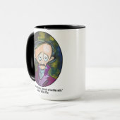 Edgar Allan Poe "je suis devenu aliéné…" Tasse (Devant gauche)