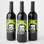 Edgar Allan Poe Jubileum 19 januari Wijn Etiket (Flessen)