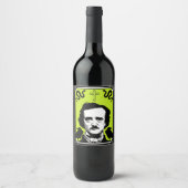 Edgar Allan Poe Jubileum 19 januari Wijn Etiket (Voorkant)