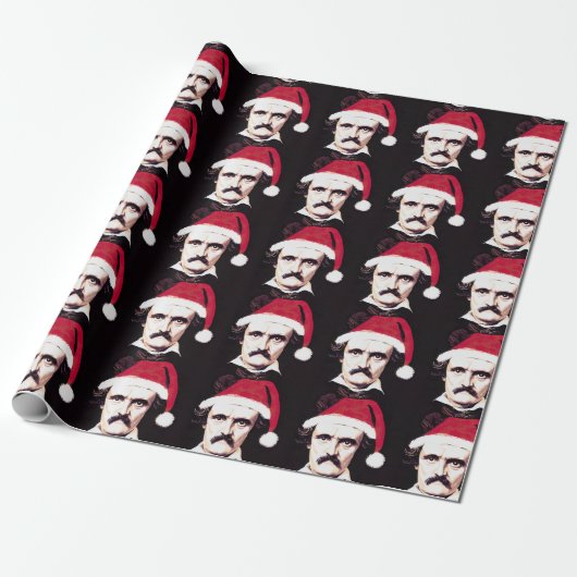 Edgar Allan Poe - kerstpapier Cadeaupapier (Uitgerold)