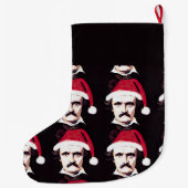 Edgar Allan Poe kerststaart - Gepersonaliseerd Grote Kerstsok (Achterkant)