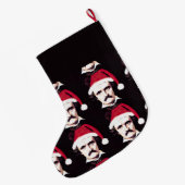 Edgar Allan Poe kerststaart - Gepersonaliseerd Grote Kerstsok (Achterkant (Hangend))