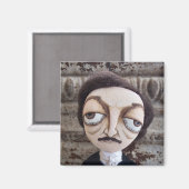 Edgar Allan Poe Magnet Magneet (Voorkant / Achterkant)