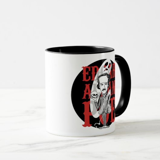 Edgar Allan Poe Mug (Devant droit)