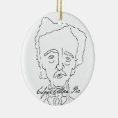 Edgar Allan Poe Ornament (Rechts)