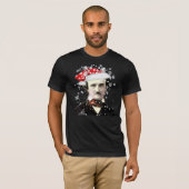 Edgar Allan Poe Pet Snowflake T-shirt (Voorkant volledig)