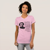 Edgar Allan Poe Poem ALONE T-shirt (Voorkant volledig)