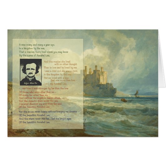 Edgar Allan Poe Poem Annabel Lee (Devant horizontal)