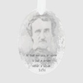 Edgar Allan Poe Poet auteur Dream dans un rêve (dos)