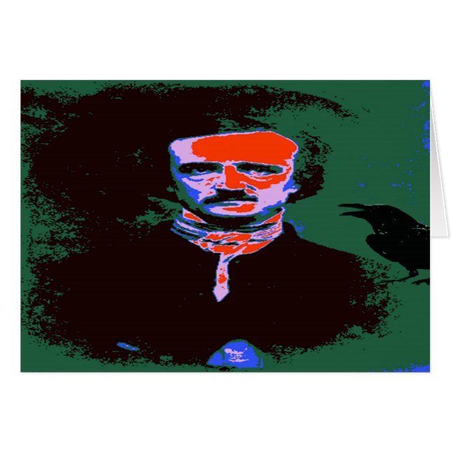 Edgar Allan Poe Pop Art (Devant horizontal)