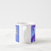 Edgar Allan Poe Pop Art Espresso Mug (Dos)