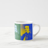 Edgar Allan Poe Pop Art Espresso Mug (Droite)