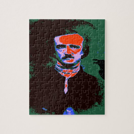 Edgar Allan Poe Pop Art Legpuzzel (Verticaal)