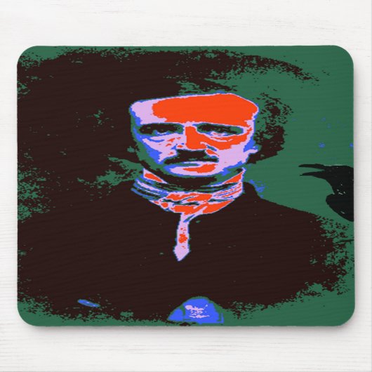 Edgar Allan Poe Pop Art Muismat (Voorkant)