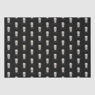 Edgar Allan Poe Portrait Black Tissuepapier