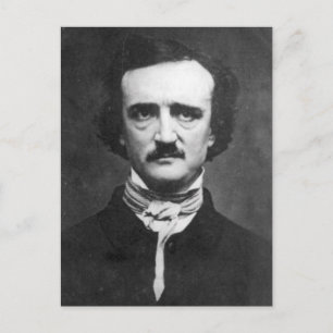 Edgar Allan Poe Portret Briefkaart