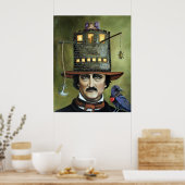Edgar Allan Poe Poster (Keuken)