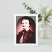 Edgar Allan Poe postkaart 1 (Staand voorkant)