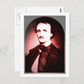 Edgar Allan Poe postkaart 1 (Voorkant / Achterkant)