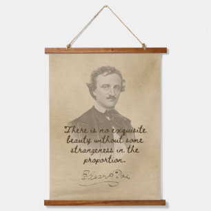 Edgar Allan Poe Quote   Gothische wandtapijten Hangend Wandkleed