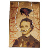 Edgar Allan Poe Quoth de Raven Nevermore Medium Cadeauzakje (Achterkant)