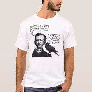 Edgar Allan Poe Riffs on Queen's Bohemen Rhapsody T-shirt