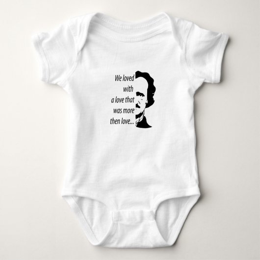 Edgar Allan Poe Romper (Voorkant)