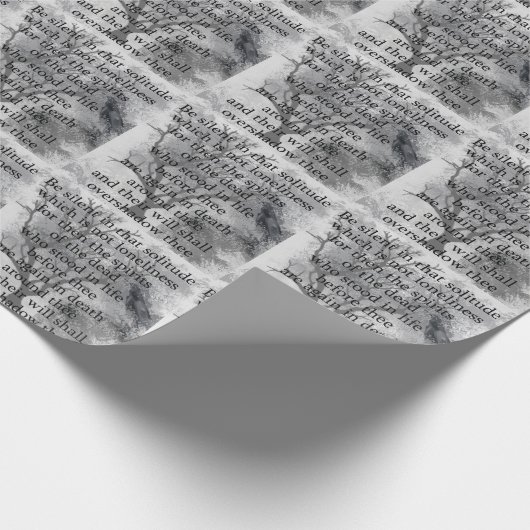 Edgar Allan Poe Spirits van het Dead Halloween ged Cadeaupapier (Hoek)