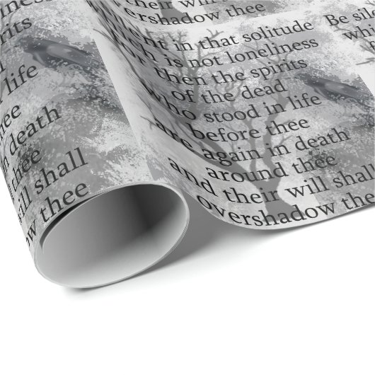 Edgar Allan Poe Spirits van het Dead Halloween ged Cadeaupapier (Rol Hoek)