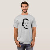 Edgar Allan Poe T-Shirt    (lichtgrijs) (Voorkant volledig)