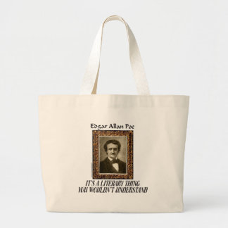 EDGAR ALLAN POE T-SHIRTS EN GIFTS GROTE TOTE BAG