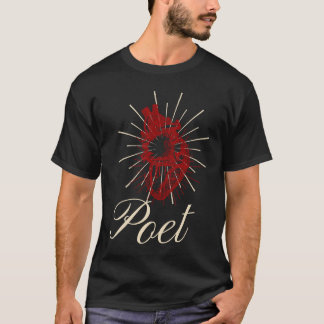 Edgar Allan Poe Tell Tale Heart literaire schrijve T-shirt