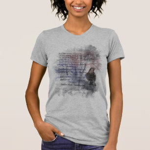 Edgar Allan Poe, "The Raven" gedicht kunst T-shirt