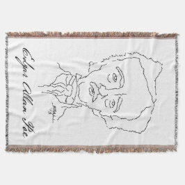 Edgar Allan Poe Throw Blanket Deken