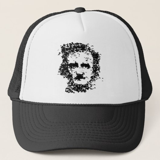 Edgar Allan Poe Trucker Pet (Voorkant)