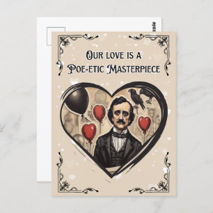  Edgar Allan Poe Valentijnsdag Briefkaart