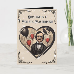  Edgar Allan Poe Valentijnsdag Kaart