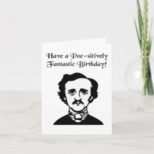 Edgar Allan Poe Verjaardag Kaart