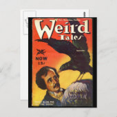 Edgar Allan Poe Weird Tales Hoesje Briefkaart (Voorkant / Achterkant)