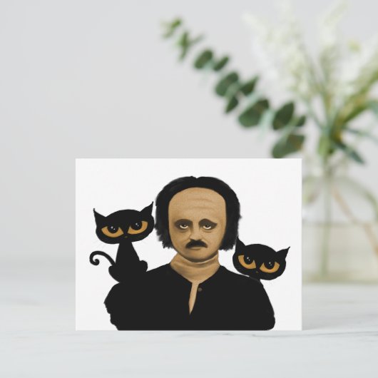 edgar allan poel briefkaart (Staand voorkant)