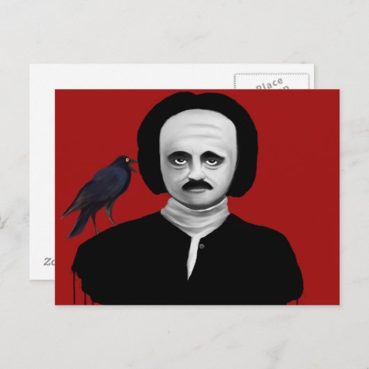 edgar allan poel briefkaart (Voorkant / Achterkant)