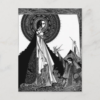Edgar Allan Poe's Ligeia Briefkaart