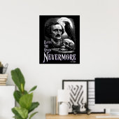Edgar Allan Poe's Raven Nevermore Poster (Thuiskantoor)