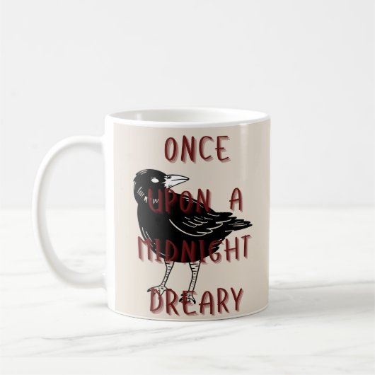Edgar Allan Poe's The Raven Mug (Gauche)