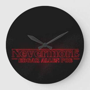 Edgar Allen Poe Clock Grote Klok