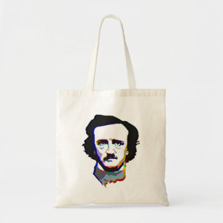 Edgar Allen Poe (Glitched) Tote Bag